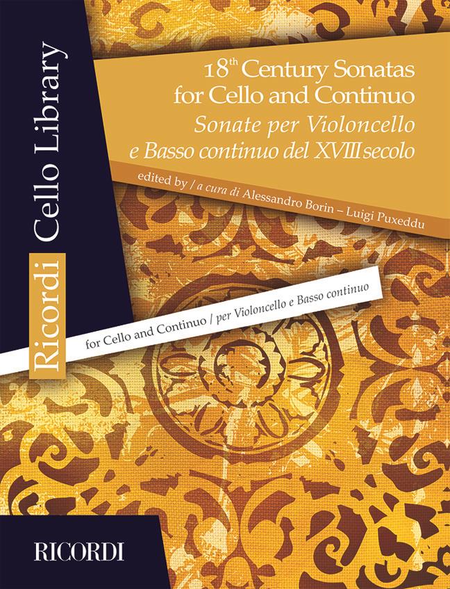 18th Century Sonatas for Cello and Continuo - violoncello a klavír